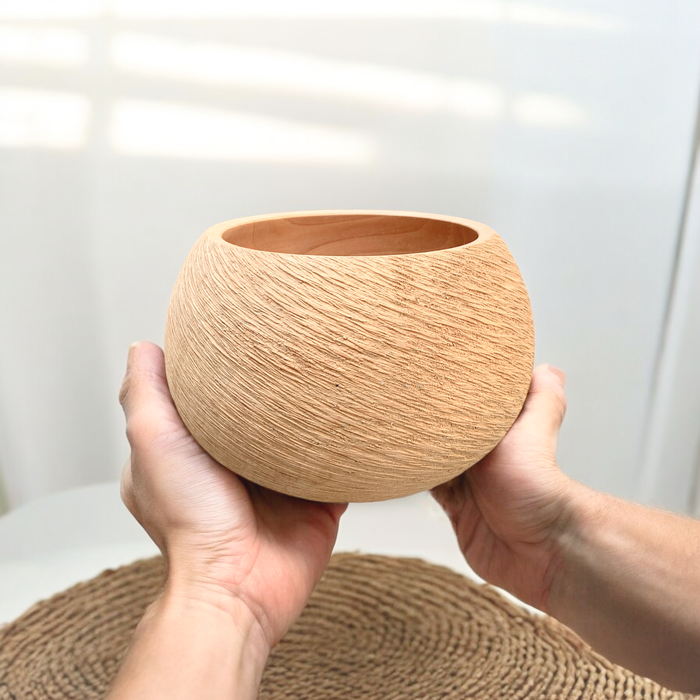 Wooden bowl made by local wood turner in Wilmington NC.