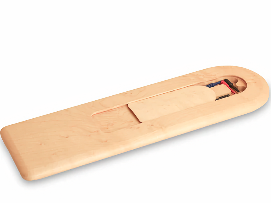 3-Track Birdseye Maple Cribbage Board