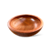 wooden bowl with smooth textured sides made from American cherry.