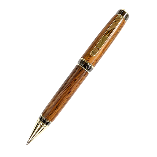 Handmade cigar pen in cocobolo wood, also available in padauk at Barouke