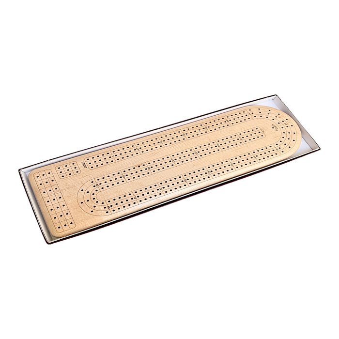 3-Track Birdseye Maple Cribbage Board