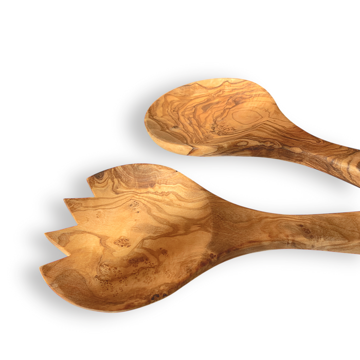 Olive Wood Salad Servers – Toss with Style